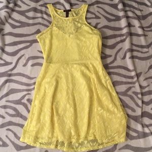 Material girl yellow dress medium